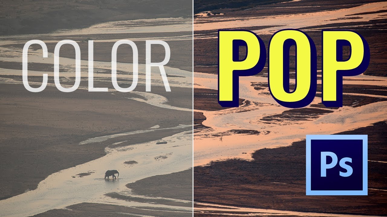 How to make COLOR POP in Photoshop  | Behind the Scenes | SafariLife S1E05