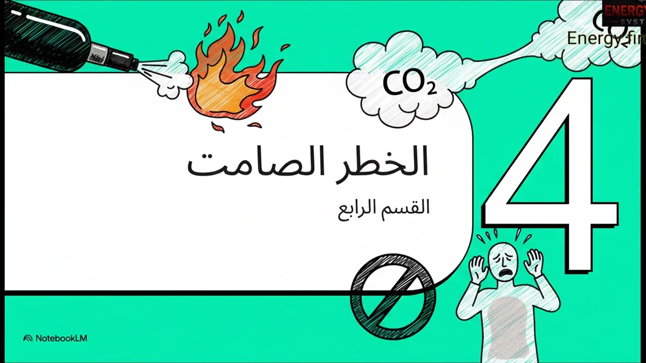 أنظمة الإطفاء الغازية (CO2 Systems) هندسة السيطرة على المخاطر العالية: متى نختار نظام الـ CO2 ؟