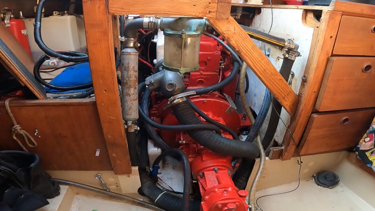 First start of my DIY marine diesel installation on my sailboat | Isuzu c240 “raw footage”