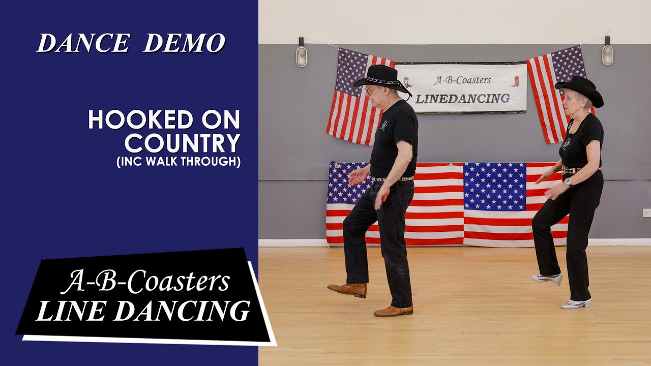 HOOKED ON COUNTRY - Line Dance Demo & Walk Through