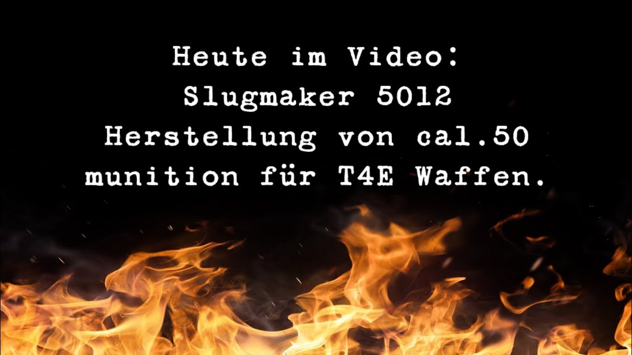 Slugmaker 5012  cal.50 Munition selber herstellen für T4E HDR 50 Revolver von Umarex