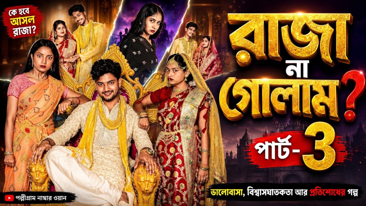 Raja Na Golam 3 | Bangla Natok | Agun & Salma | Polli Gram No1 Video
