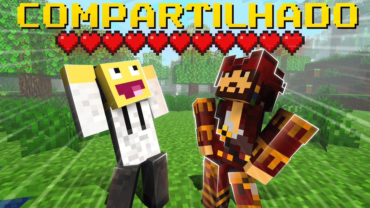 ZERANDO o MINECRAFT MAS NÓS TEMOS A VIDA COMPARTILHADA!!