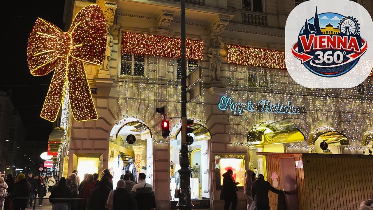 Vienna 360° VR Walk | Famous Christmas Bow Tie