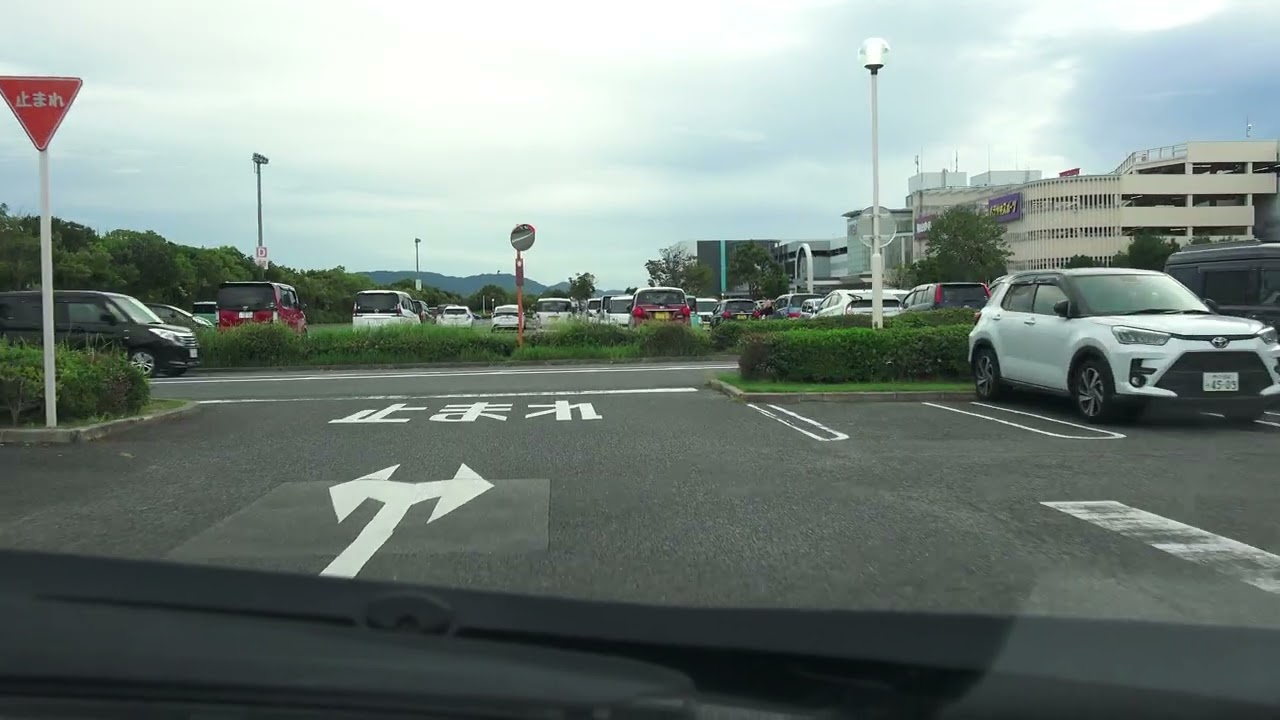 4K イオンモールりんくう泉南の駐車場を利用したときの動画