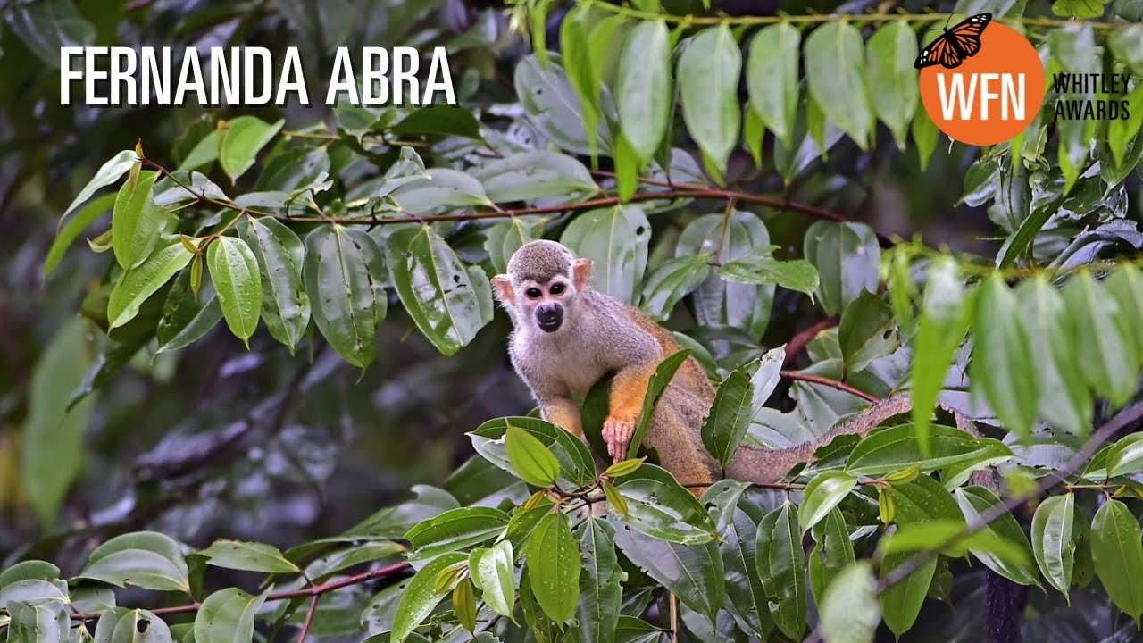 Fernanda Abra | Sir David Attenborough presents 2024 Whitley Award winner | Brazil