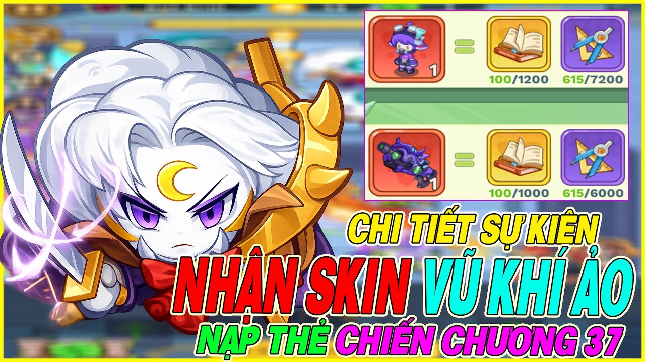 Chiến Tuyến Hướng Dương event mới nhận vũ khí và thời trang ảo, nạp thẻ tháng chiến chương 37