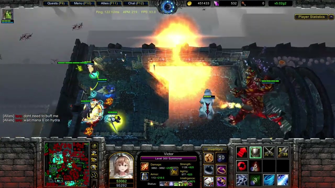 Warcraft 3 | Twilight's Eve Evo - Dragon Fortress (Imp2) 5 Man