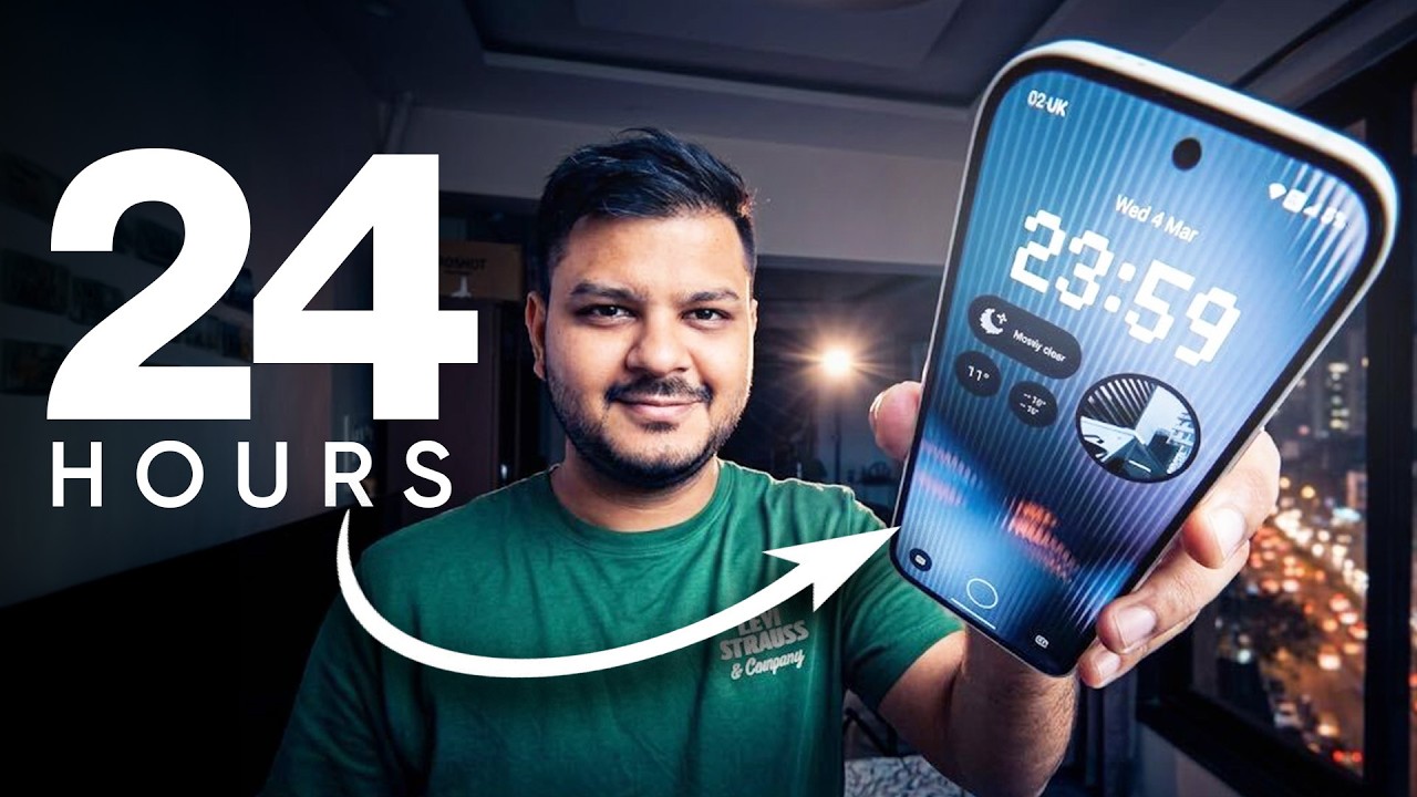 FULL DAY WITH NOTHING PHONE 4a 📲