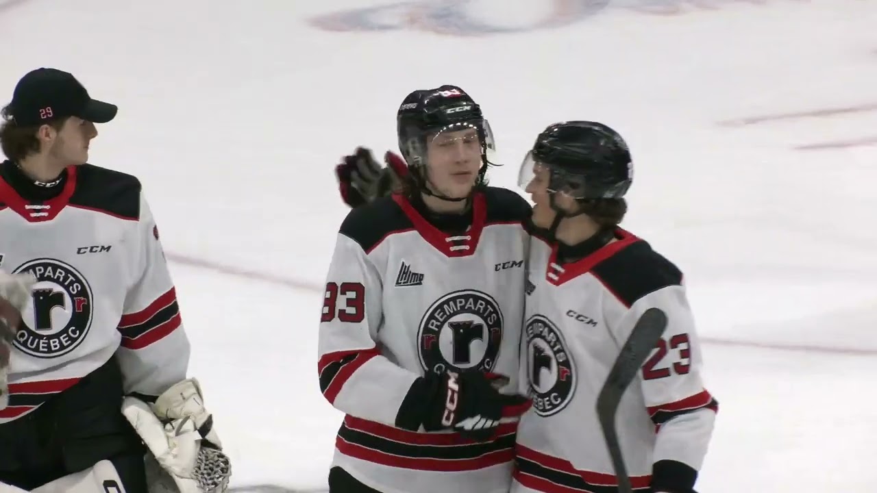 Revivez les derniers moments du match qui a mené les Remparts à la finale de la LHJMQ!