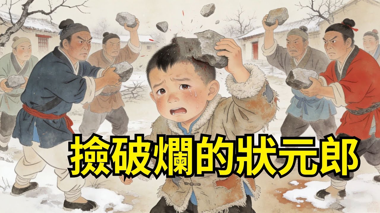 六歲神童被誣陷偷雞遭全村亂石砸頭，寒冬睡街頭撿破爛維生，十八歲中狀元點名清算舊賬！【心事郵局】#民間故事#傳統故事#故事頻道#聽書#睡前故事#情感