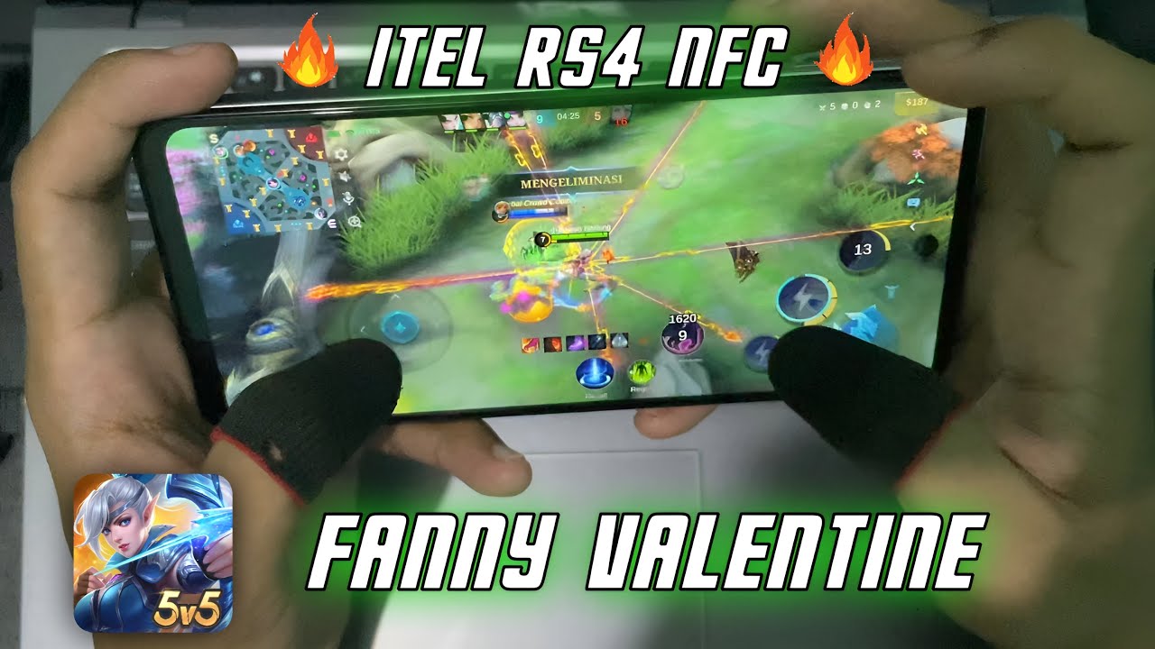 Delay touch?? Fanny test on itel Rs4 Mobile Legends