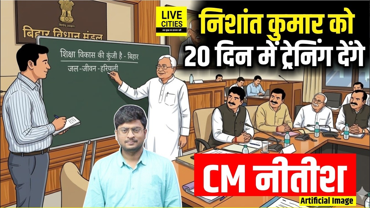Nishant Kumar को 20 दिनों में कितनी Training देंगे Nitish Kumar फिर जाएंगे Delhi... | Bihar News