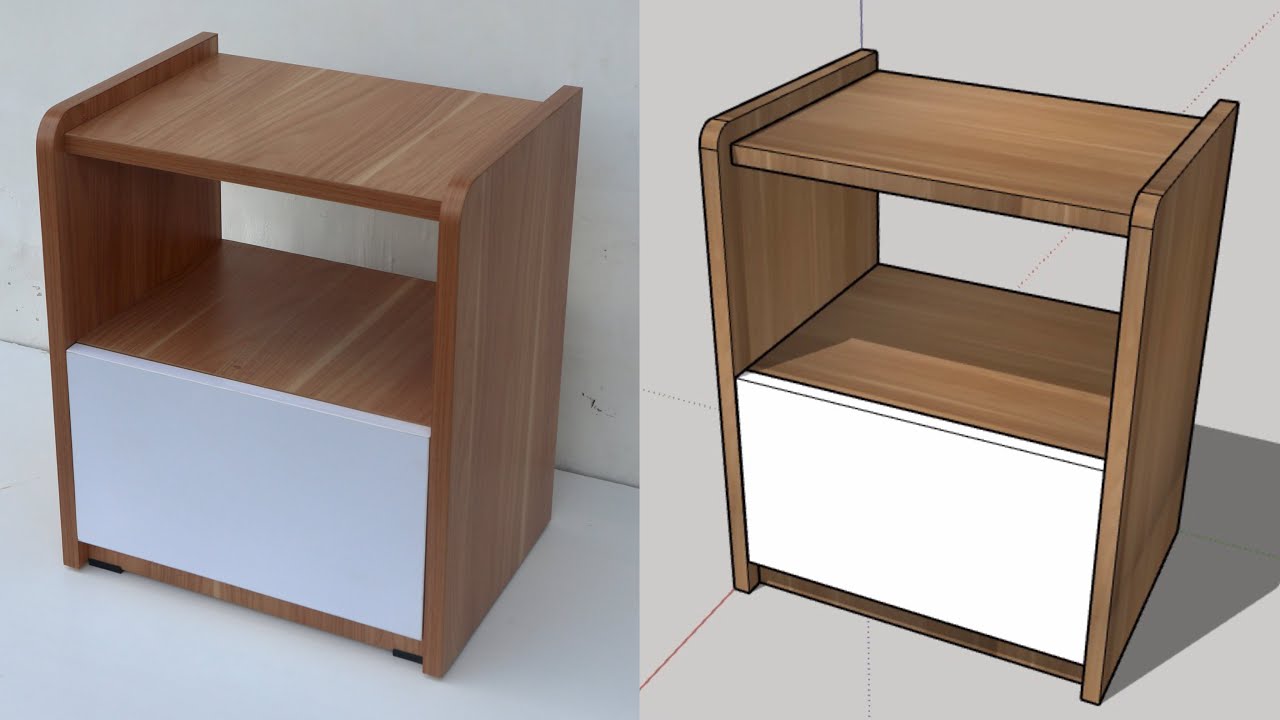 MEMBUAT MEJA NAKAS - BEDSIDE TABLE