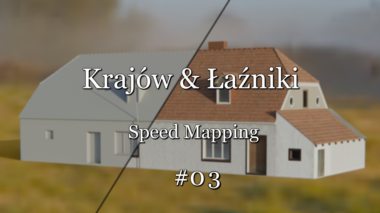 Kraj&oacute;w & Łaźniki - Speed Mapping #03 - Teksturowanie modelu od @didek9662 - FS22