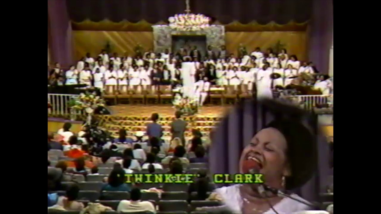 Dr. Mattie Moss Clark, Twinkie Clark, and Evangelist Dorinda Clark Cole, Los Angeles, CA. 2/16/86