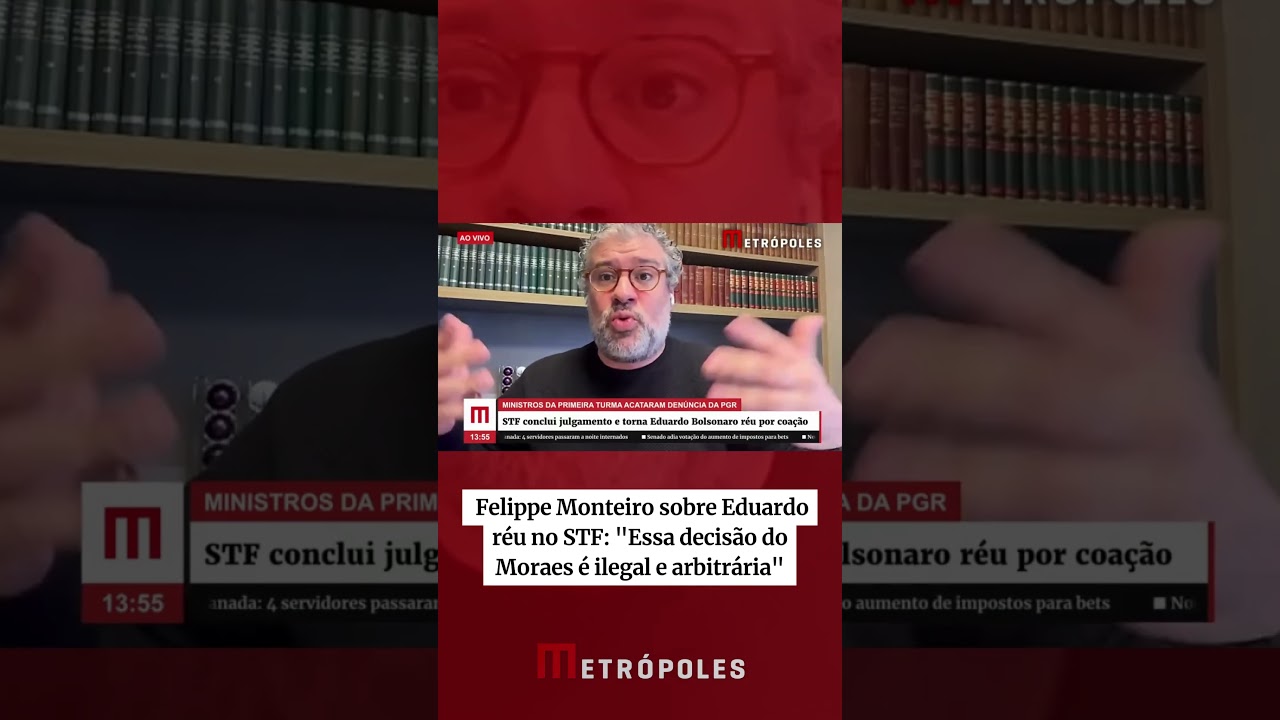 Felippe Monteiro sobre Eduardo r&eacute;u no STF: 