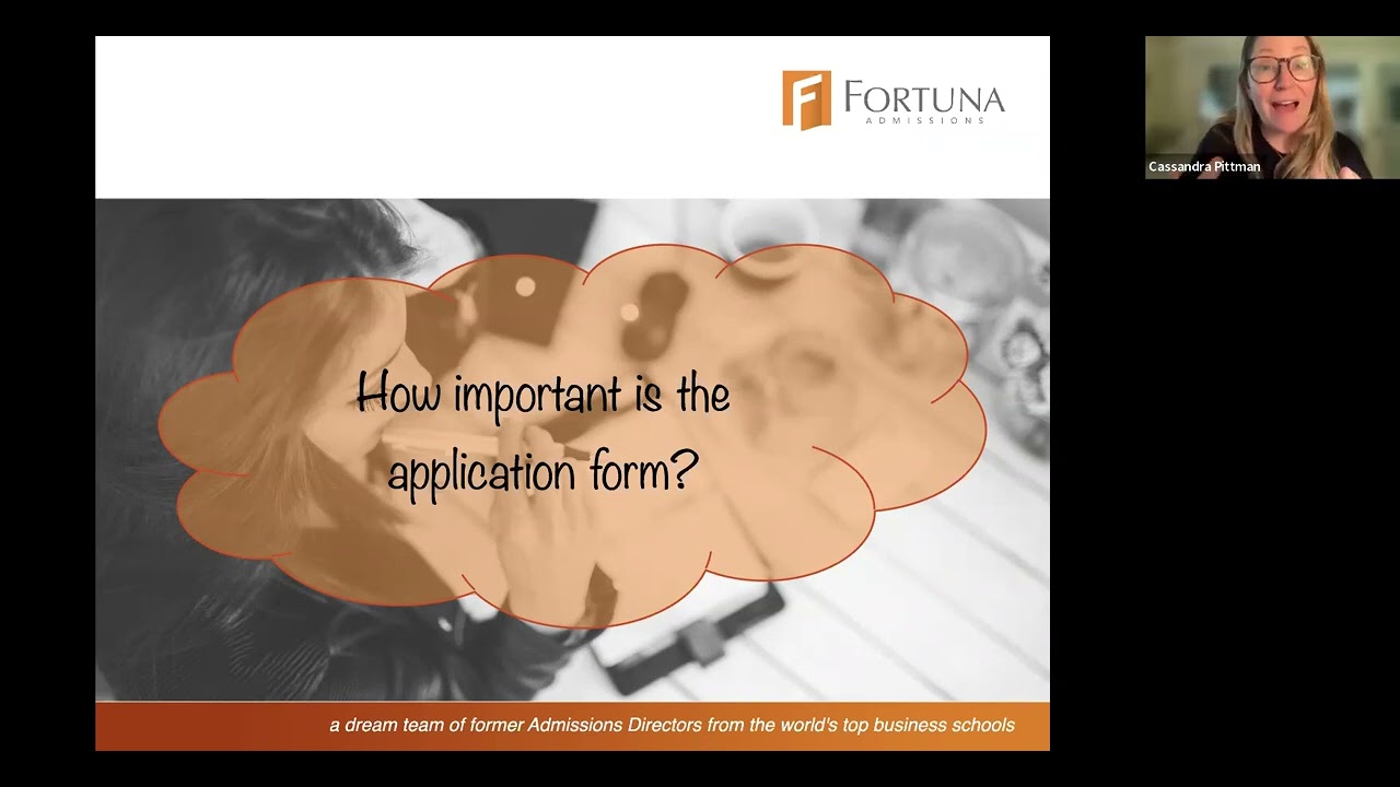 MBA Masterclass: Crafting a Killer MBA Resume & Application Forms