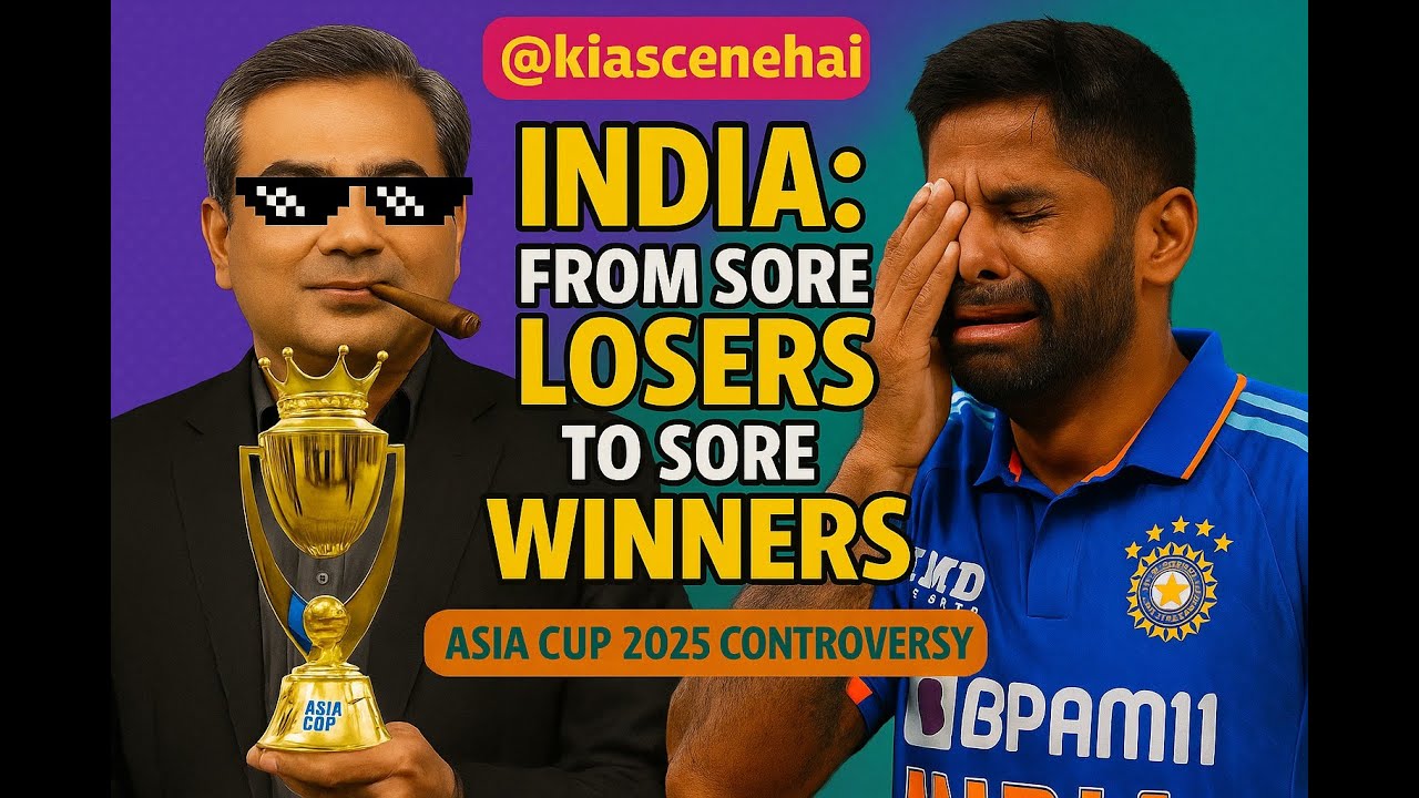 Sore Losers Turned SORE WINNERS :D Pakistan emerges as the Real Champions of #AsiaCup2025