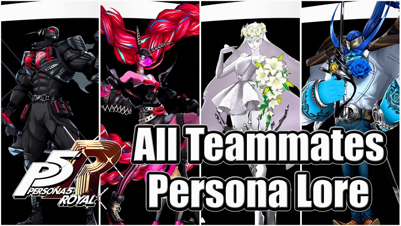 Persona 5 Royal - All Teammates Persona Lore Showcase | All Tiers (English)