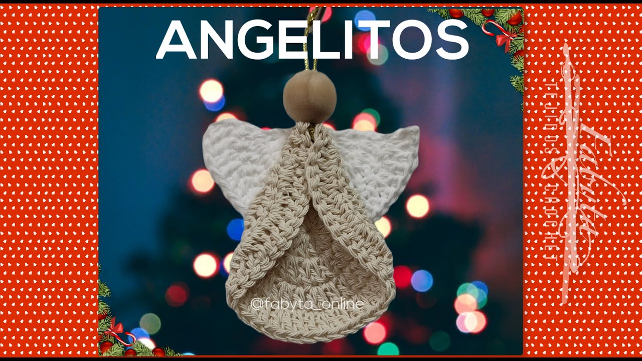 Angelitos crochet super faciles y para principiantes!! Te lo vas a perder?