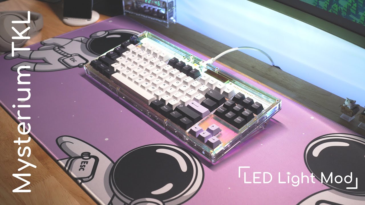 Switch Couture Mysterium | 🌟 LED Light Mod | Gateron Ink Black V2