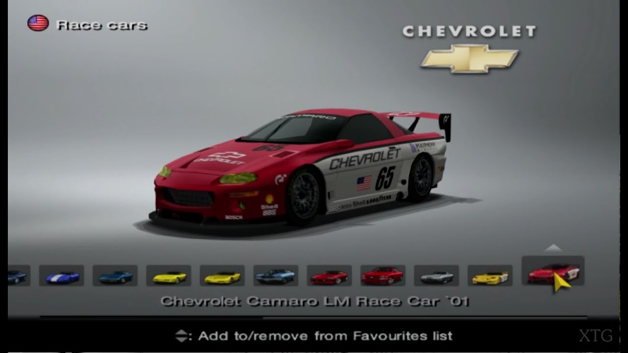 Gran Turismo 4 - Chevrolet Car List HD PS2 Gameplay