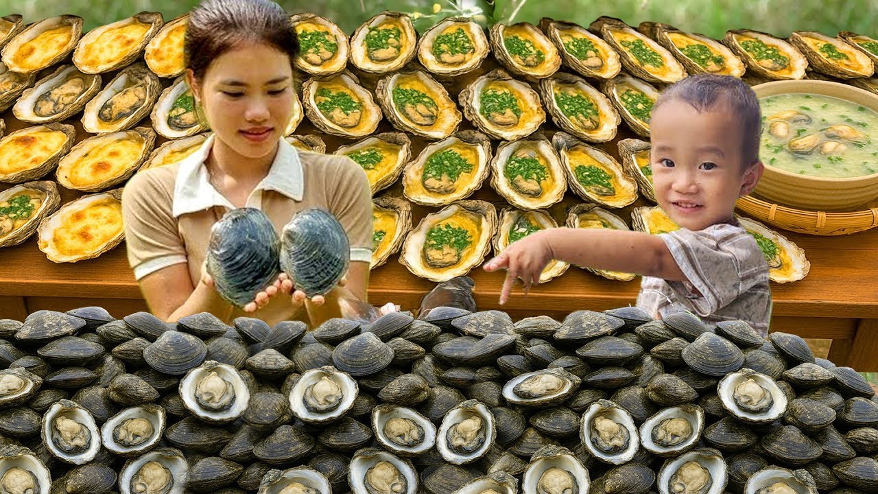 Harvesting Abalone to Sell at the Market - Cooking - Pet Care | Trieu Thi Thuy