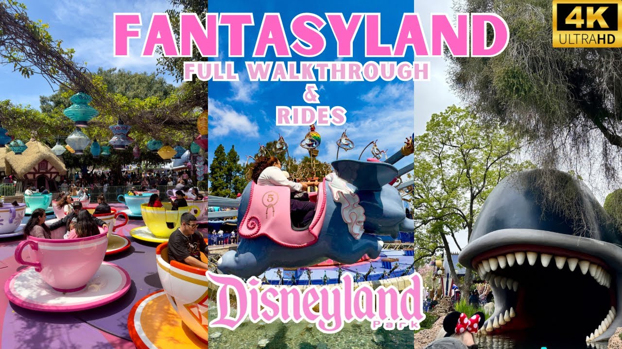 Fantasyland in Disneyland | Full Walkthrough and Rides 2023
