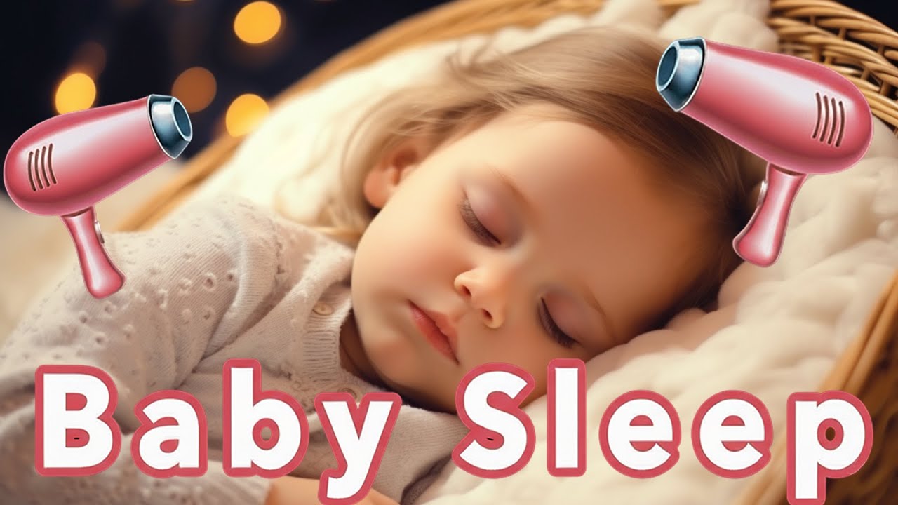 Haarfön White Noise 2 Stunden | Entspannender Sound für Babyschlaf