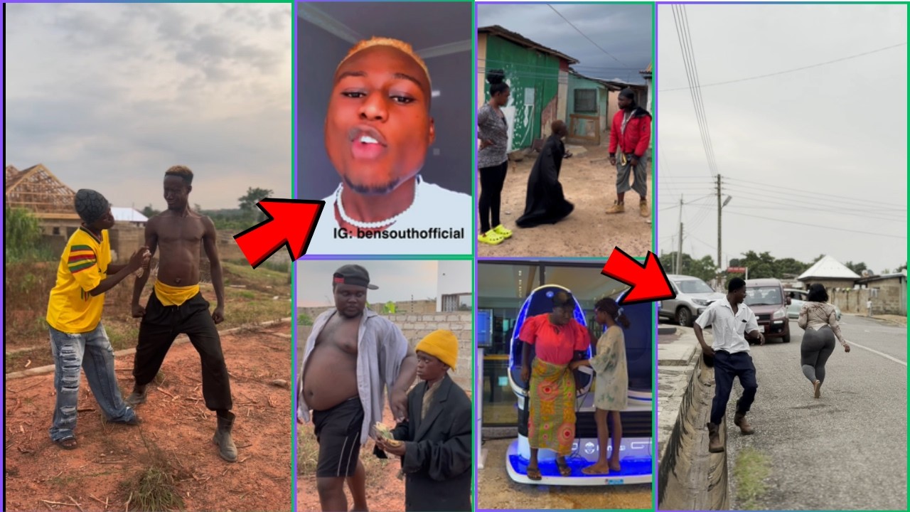 Ghana funniest skit of the day pt6 ft Layla,Bensouth,Opoku,ASAFOPOWERS,Donske,Koo Tala & …😂