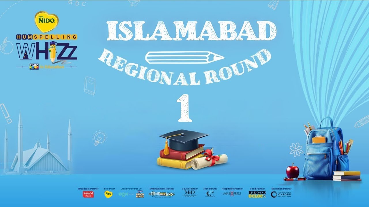 Nido HUM Spelling Whizz | Islamabad Regional Round 1 | Kids Spelling Competition