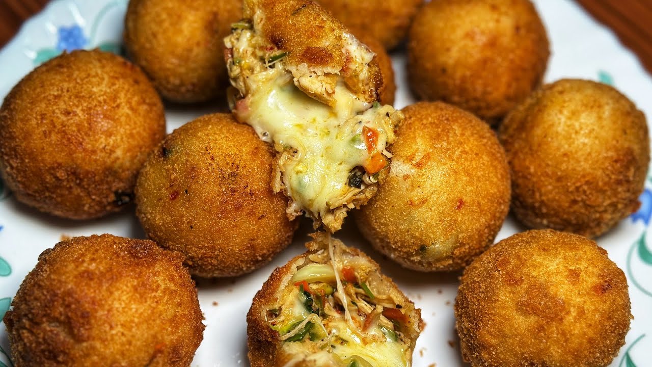 Crispy Chicken Cheese Balls 😍 | Cheese Burst Eid / Party Special Snack