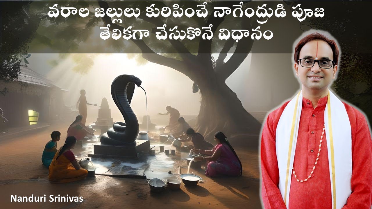 వరాల జల్లులు కురిపించే నాగేంద్రుడి పూజా విధానం | Naga devata Puja Easy way | Nanduri Srinivas