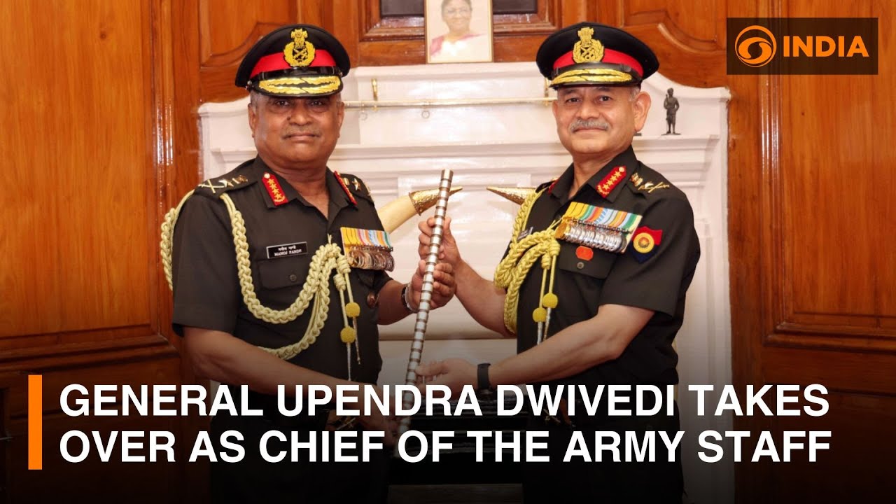 General Upendra Dwivedi takes over as Chief of the Army Staff | DD India