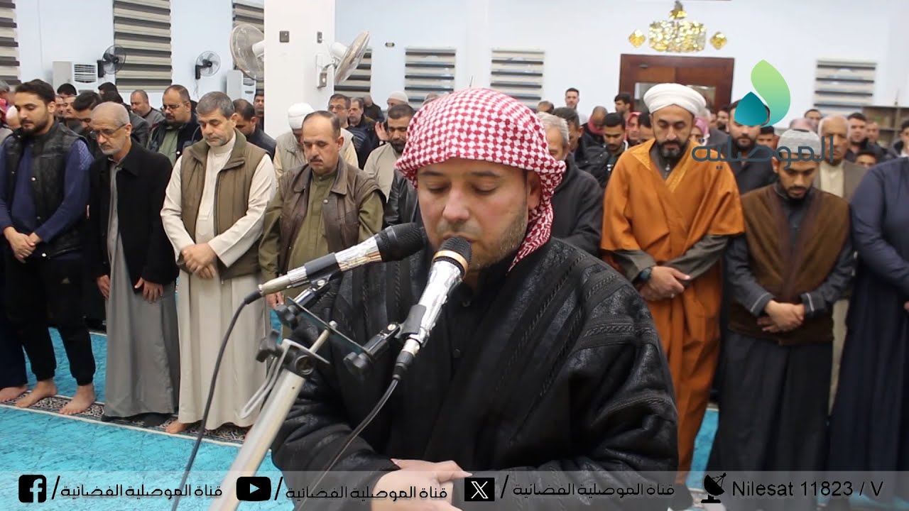 كاميرا الموصلية تنقل صلاة التراويح من جامع أبوحنيفة بأيسر الموصل