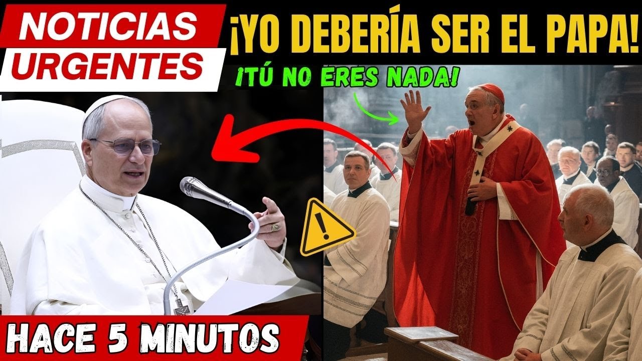 🚨URGENTE🚨El Papa León 14 es AMENAZADO por un cardenal en la misa y el final IMPACTÓ a todos!