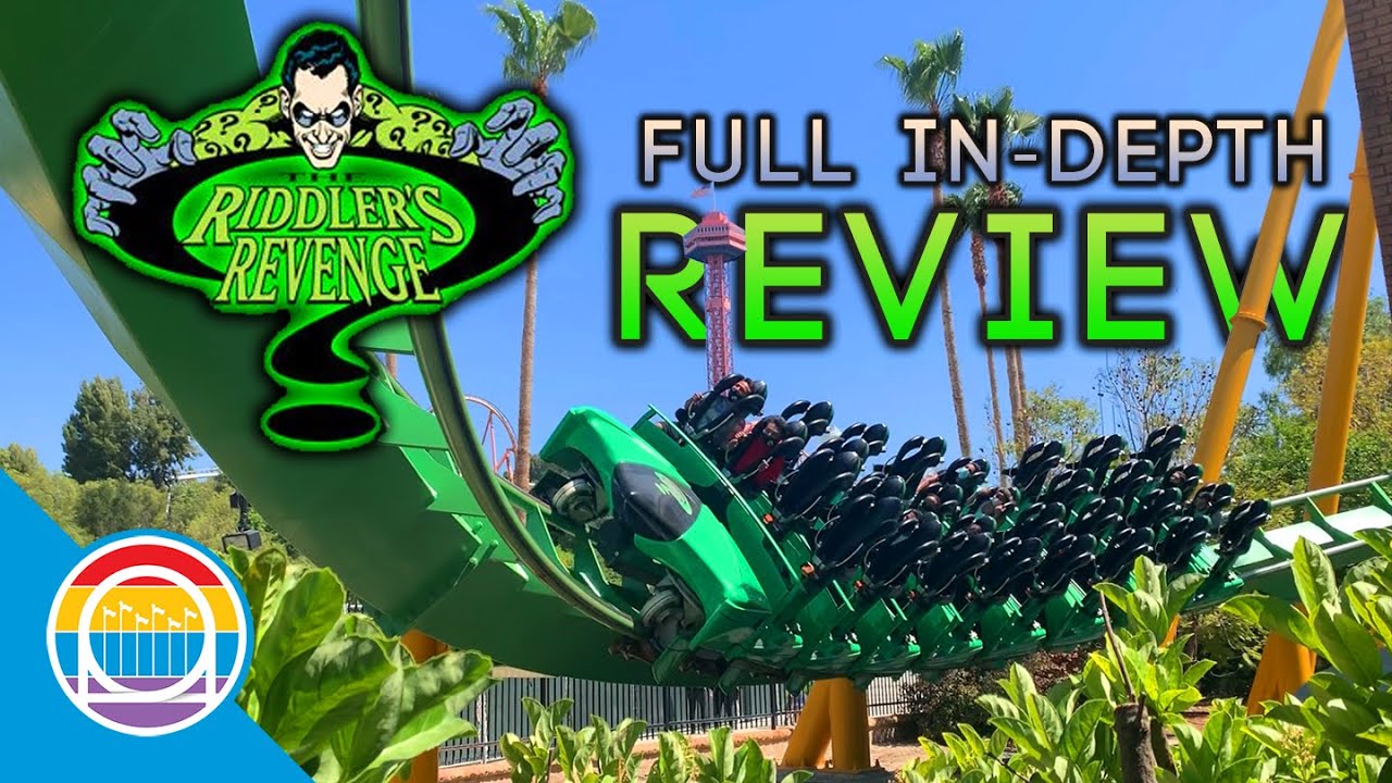 The Riddler's Revenge Full In-Depth Review | Six Flags Magic Mountain’s Record B&M Stand-Up Coaster