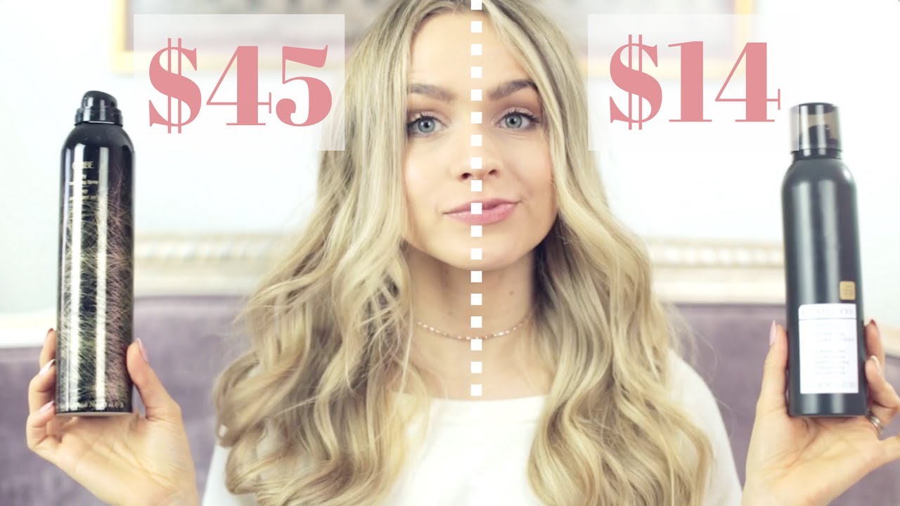 Обзор текстурирующего лака для волос за 14 и 45 долларов — KayleyMelissa