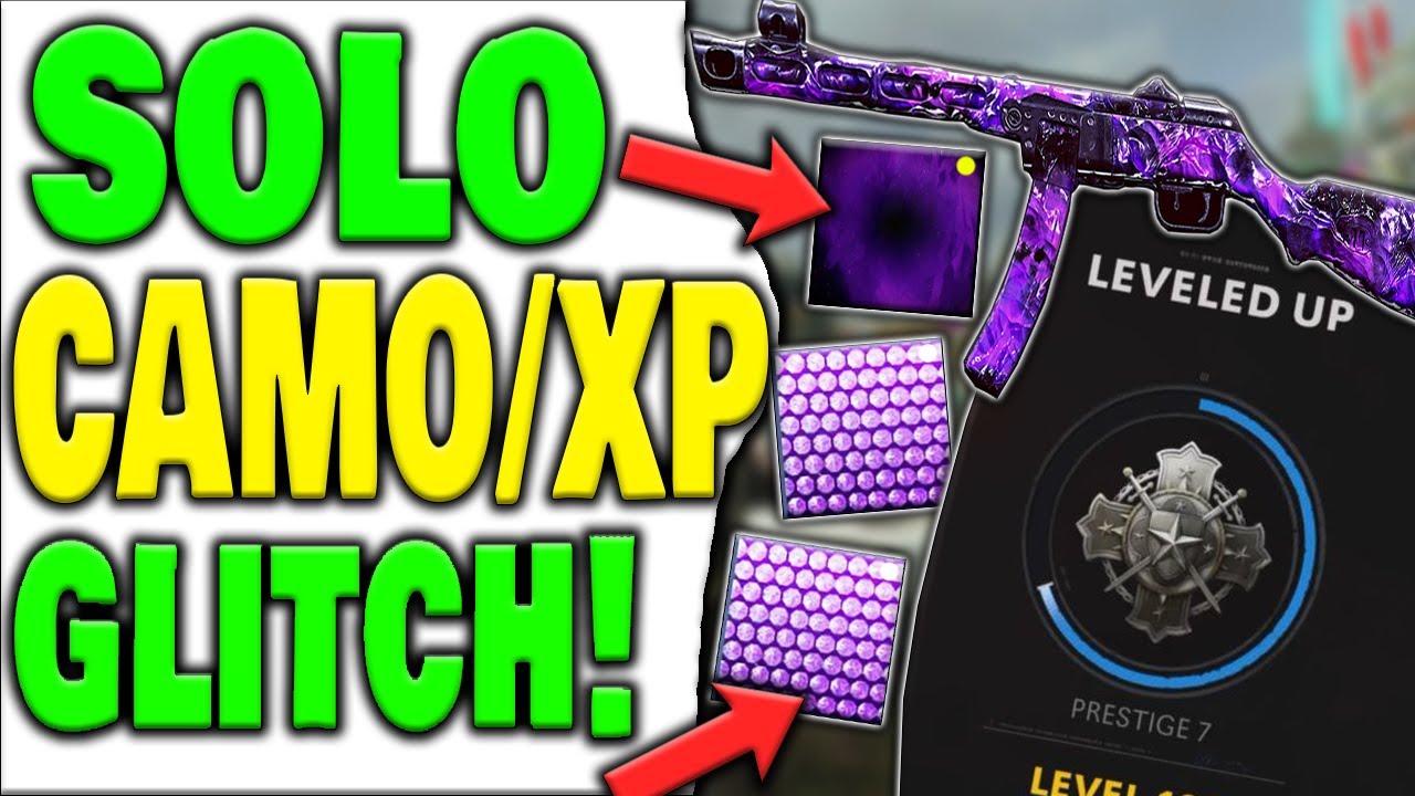 SOLO FAST CAMOS GLITCH IN COLD WAR ZOMBIES! EASY DARK AETHER CAMO! GLITCH AFTER PATCH!