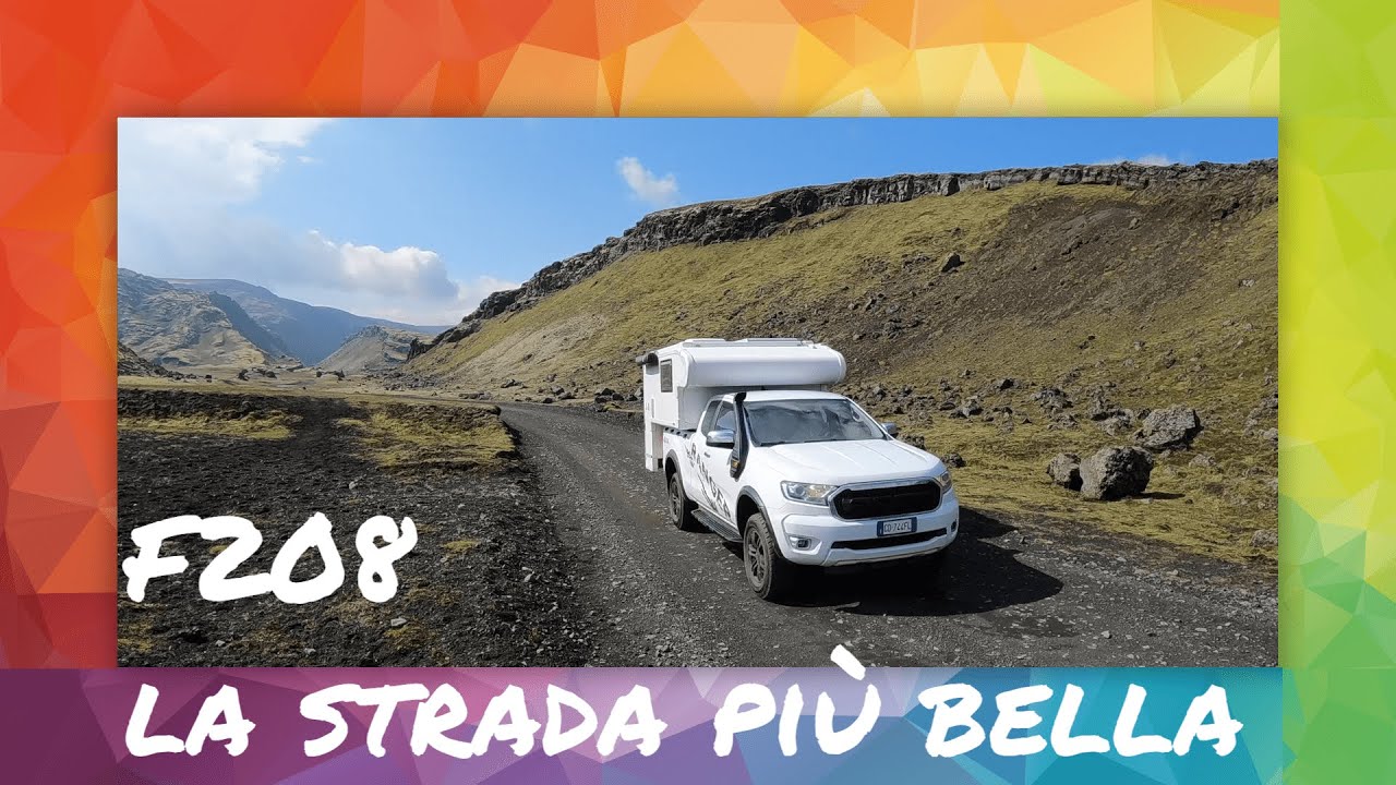 Strada per LANDMANNALAUGAR (F208) - nel cuore delle HIGHLANDS - day7 #islanda #camperlife #offroad