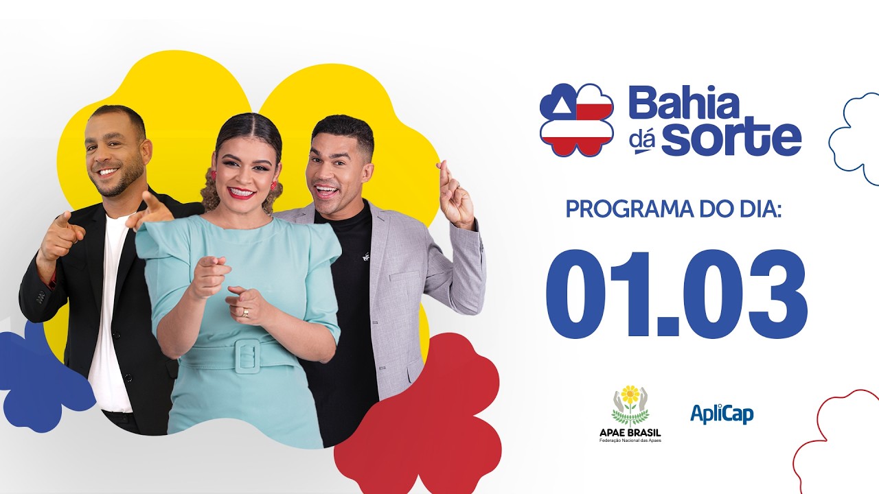PROGRAMA COMPLETO | Bahia dá Sorte – 01/03/2026 🍀