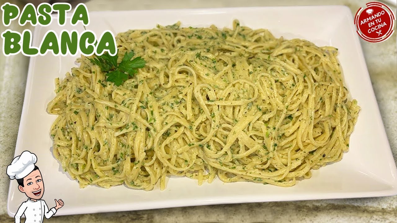 Pasta Al  Perejil deliciosa