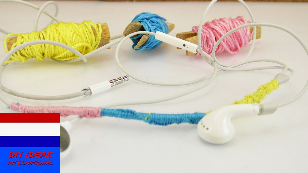 oordopjes versieren | headphones opleuken en een zomerse look geven | vriendschapsbandje