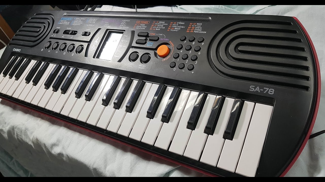 CASIO SA - 78 (sounds and rhythms)