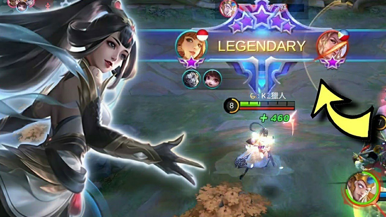 LADY CRANE DESTROYS EVERYONE! - MOBILE LEGENDS