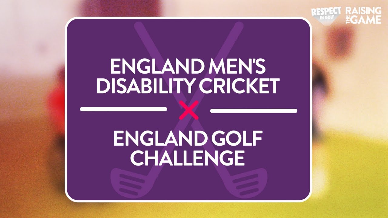 England Golf x England Men's Disability Cricket
