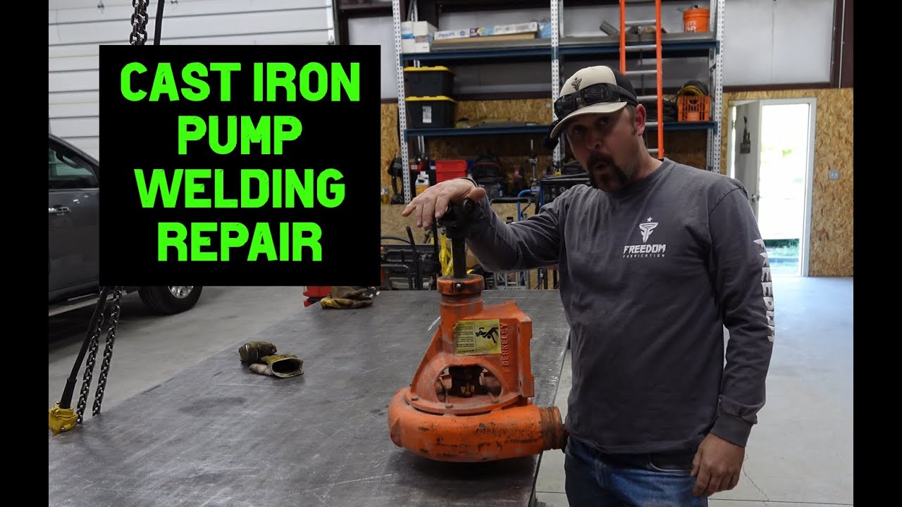Cast Iron pump welding repair