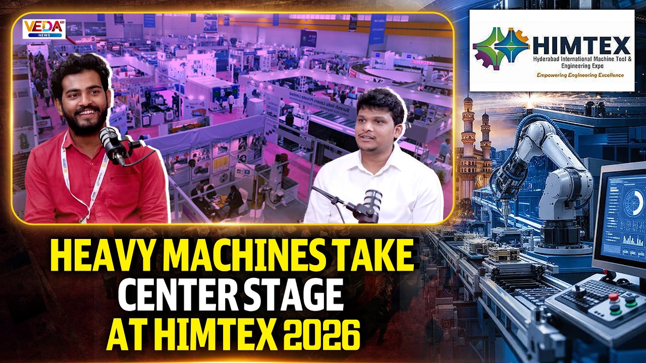 Heavy Machines Take Center Stage at HIMTEX 2026 | Veda TV News