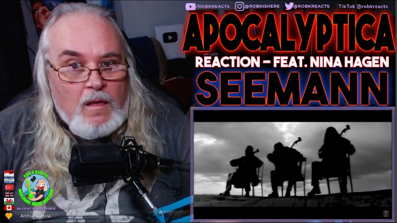 Apocalyptica Reaction - feat. Nina Hagen Seemann - First Time Hearing - Rammstein Cover - Requested